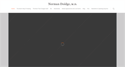 Desktop Screenshot of normandoidge.com